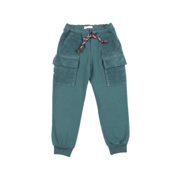 Zhoe & Tobiah - PETROL BLUE JOGGER PANTS WITH CARGO POCKETS