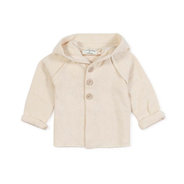 One More In The Family - CARDIGAN HERVE ECRU BABY UNISEX