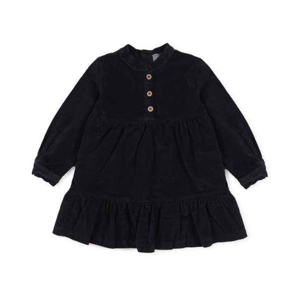 One More In The Family - NAVY BLUE ROSARIO DRESS FOR LITTLE GIRLS