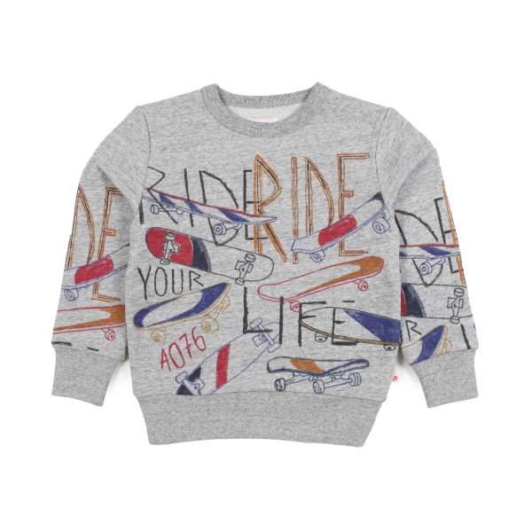American Outfitters - TOM GRAY SWEATSHIRT WITH PRINT FOR BOYS