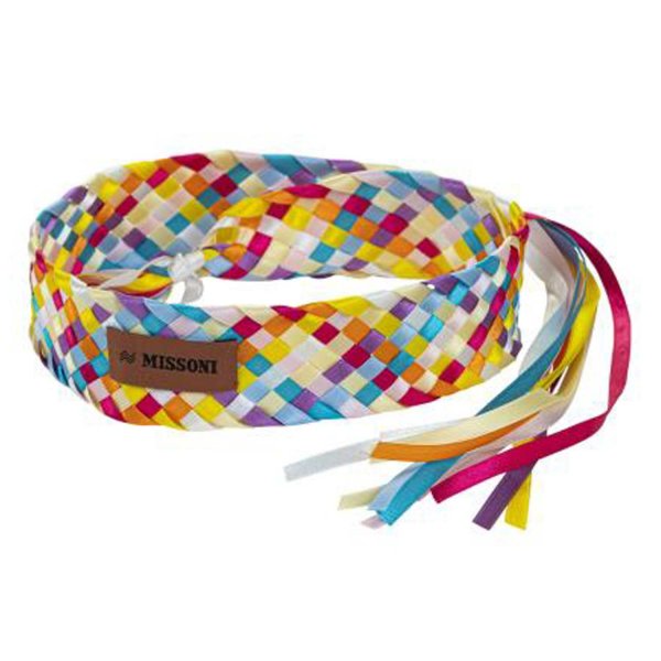 Missoni - Color-Block Design Braided Belt