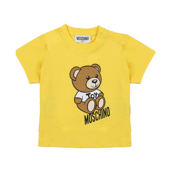 Moschino - BABY UNISEX YELLOW TEDDY BEAR T-SHIRT