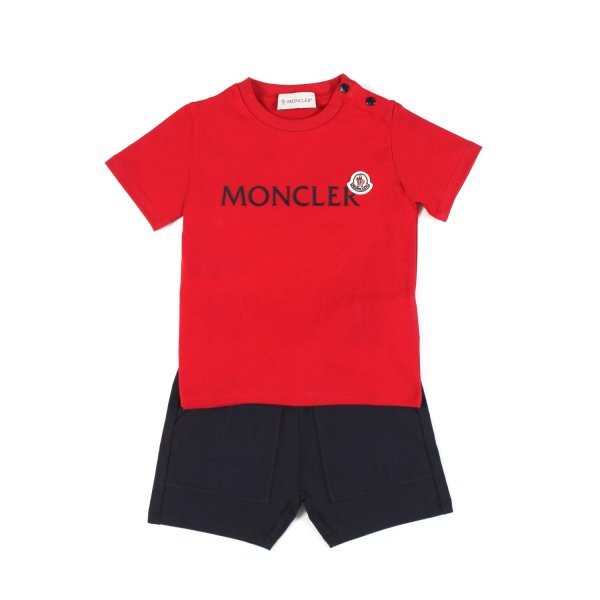 Moncler - RED AND MIDNIGHT BLUE SET FOR BABIES AND KIDS