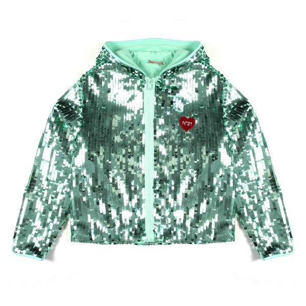 N° 21 - All-Over Sequin Fleece Jacket