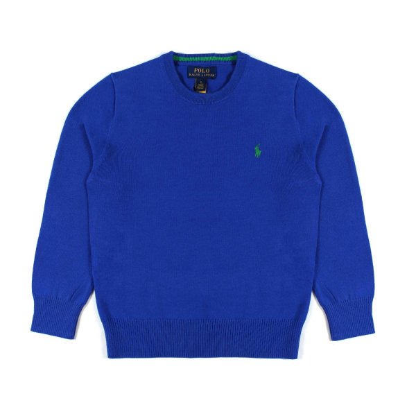 Ralph Lauren - ROYAL BLUE PULLOVER FOR KIDS AND TEENS