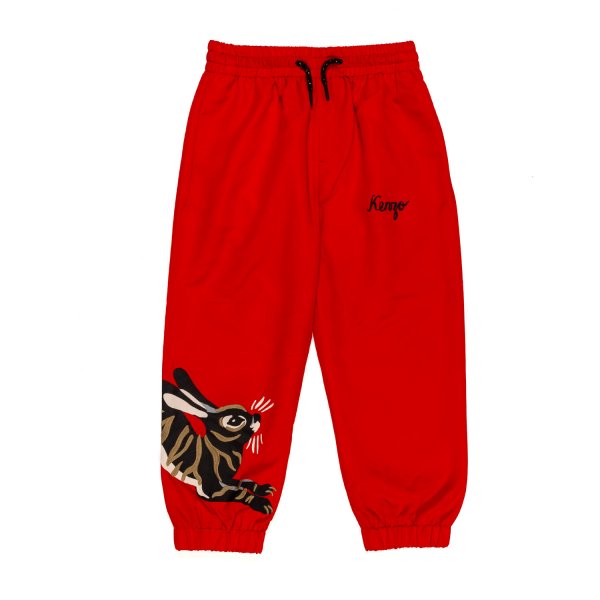 Kenzo - CHINESE NEW YEAR RED JOGGER PANTS FOR KIDS