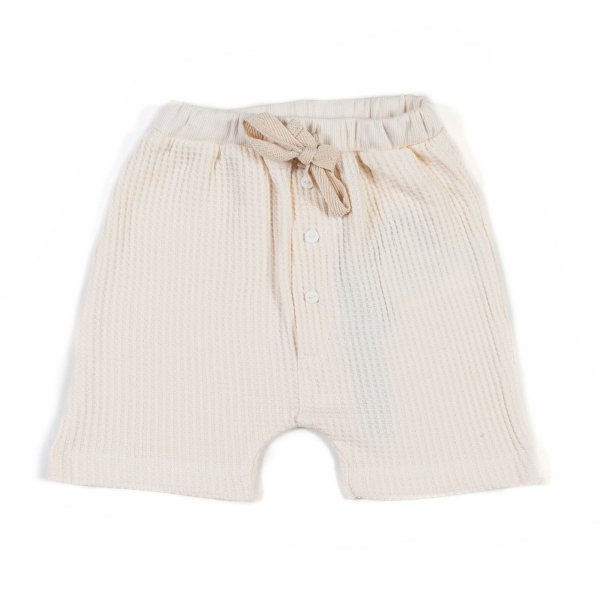 Aventiquattrore - UNISEX MILKY WHITE SHORTS FOR BABIES