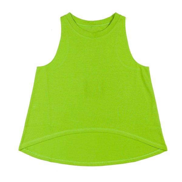 Madilly - TOP SMANICATO KITO VERDE LIME