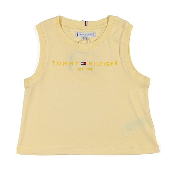 Tommy Hilfiger - Yellow Tank Top With Embossed Logo
