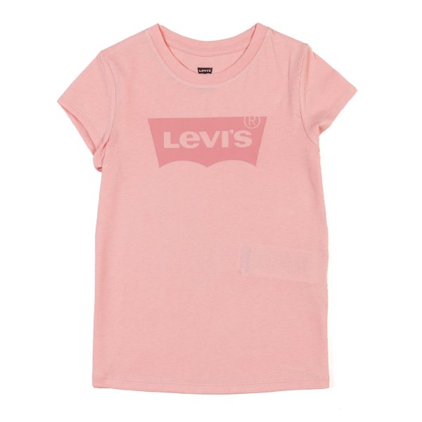 Levi's - T-shirt Rosa con Maxi logo