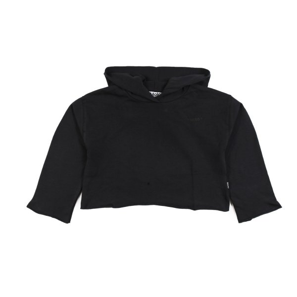 Molo - Black Maddy cropped sweatshirt for girls