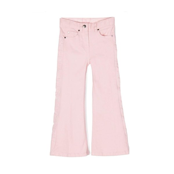 Stella Mccartney - Jeans rosa Stella a zampa bambina e ragazza