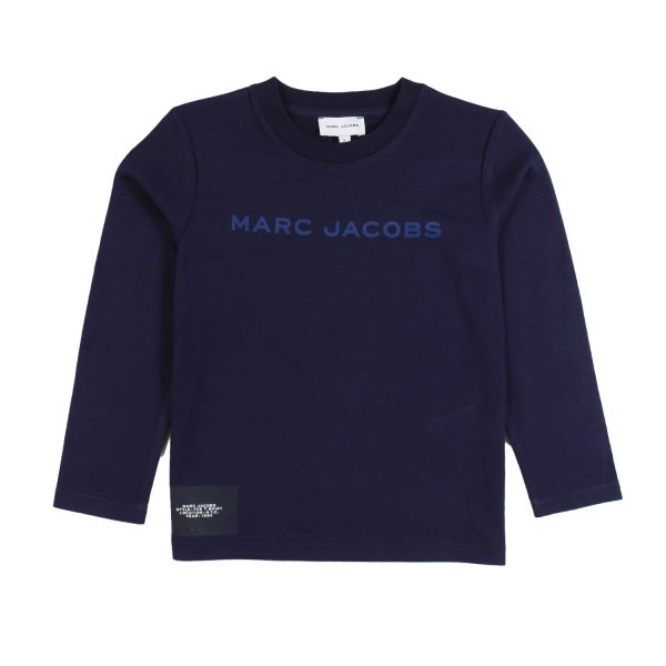 Marc Jacobs - Long blue unisex t-shirt with Marc Jacobs logo