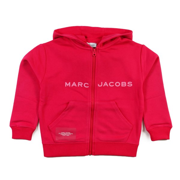 Marc Jacobs - Felpa Marc Jacobs fucsia con cappuccio e zip