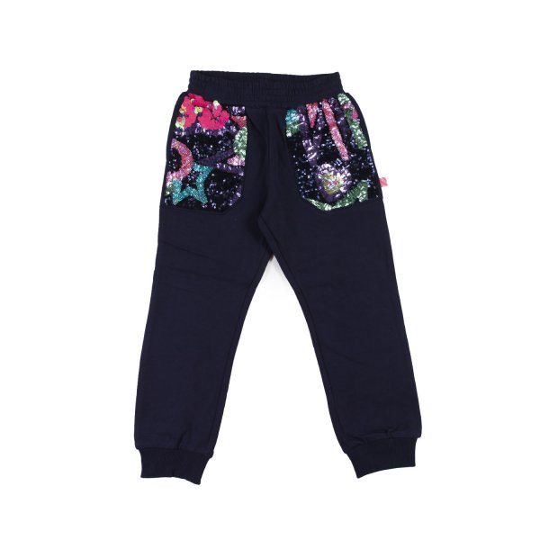 Billieblush - Billieblush blue sweatpants with sequins