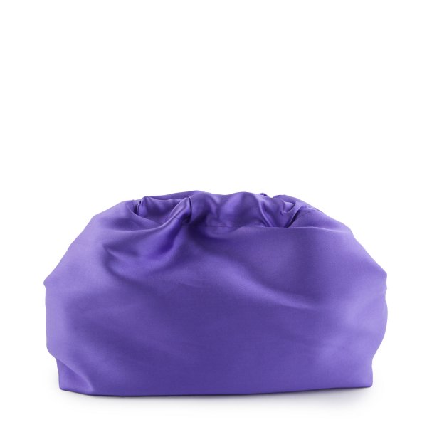 Douuod - Violet Satin Bag With Ruches