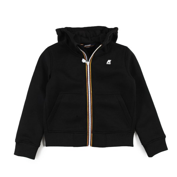 K-Way - Black Berenger Spacer unisex sweatshirt jacket