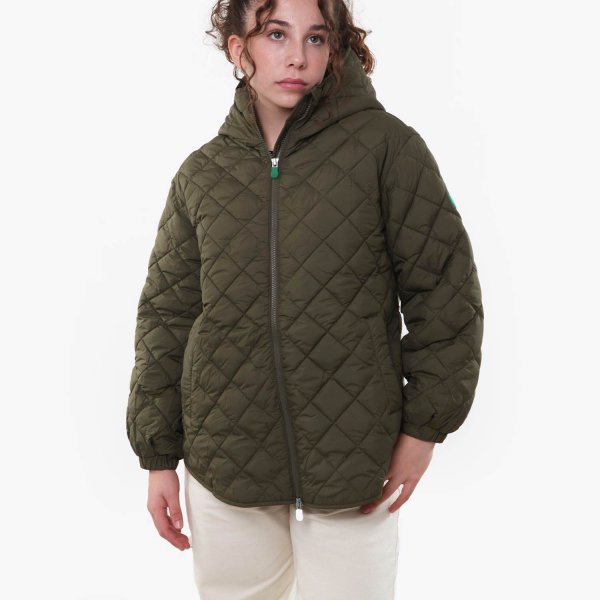 Save The Duck - Olive green Cami down jacket for Girls