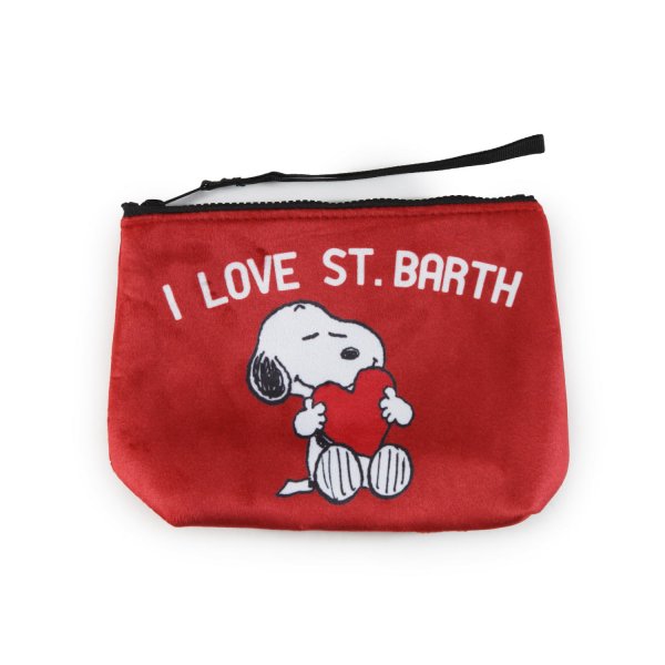 Mc2 Saint Barth - Aline Snoopy Heart red clutch bag