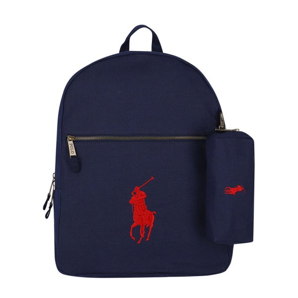 Ralph Lauren - Blue Child Backpack With Logo