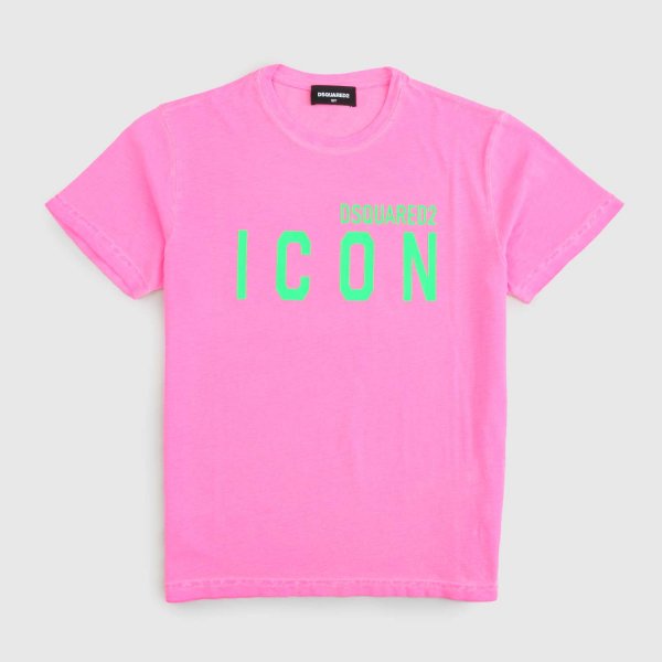 Dsquared2 - Fluo Pink T-Shirt Girls
