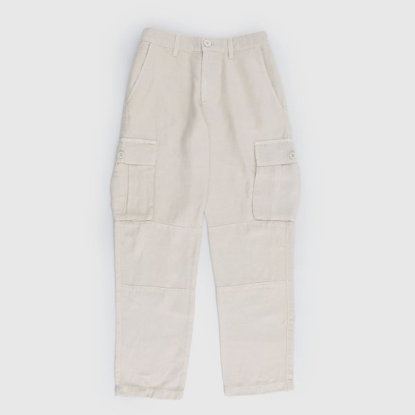 Eleventy - pantalone lungo beige cargo