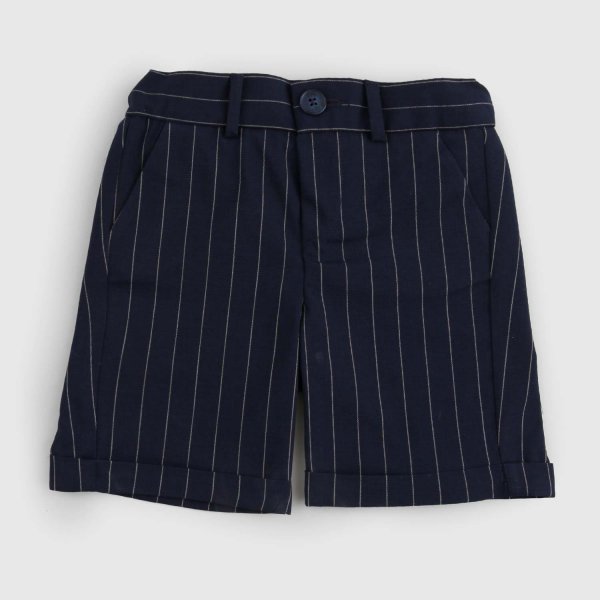 Fay Junior - Blue Beige Striped Shorts for Newborns
