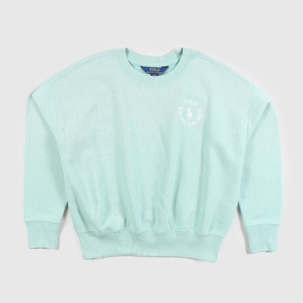 Ralph Lauren - Green Crop Sweatshirt for Girls