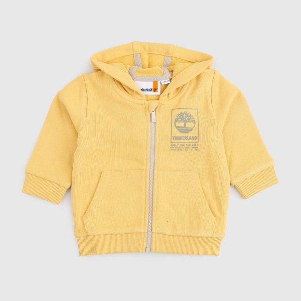 Timberland - Yellow Child Sweatshirt With Zip