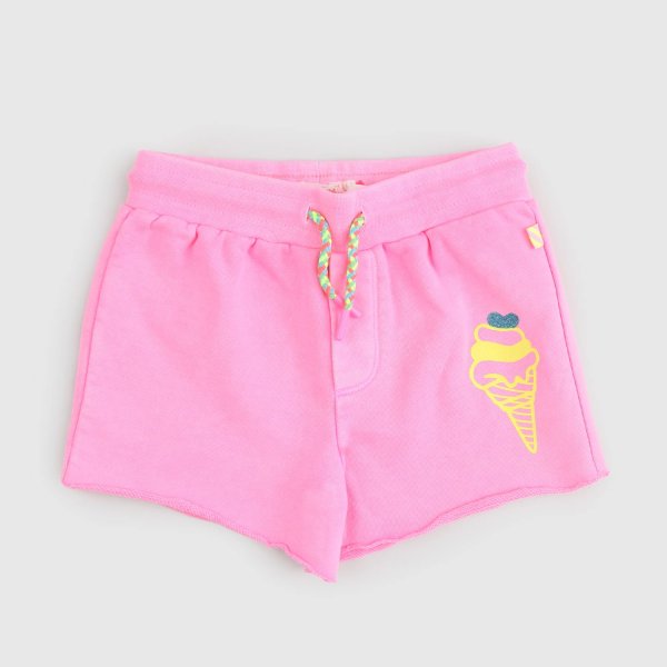 Billieblush - Fluo Pink Bermuda Shorts for Girls