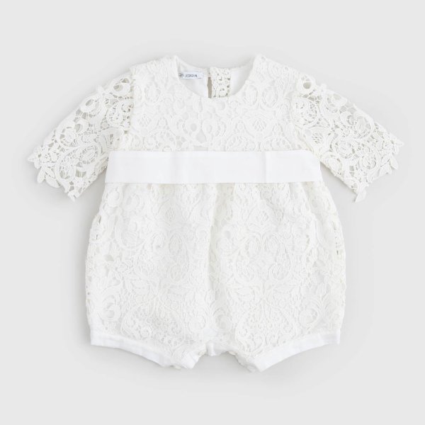 Jesurum - Baby Girl White Lace Dress