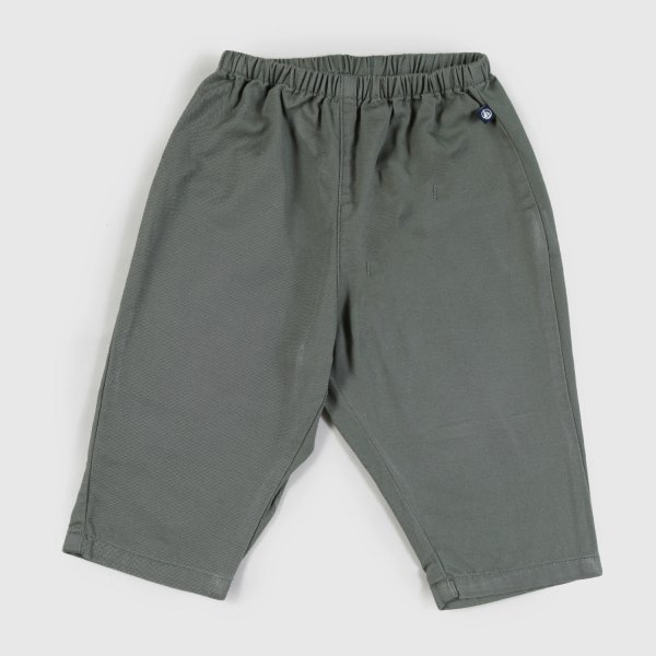 Petit Bateau - Green Stretch Trousers for Boys