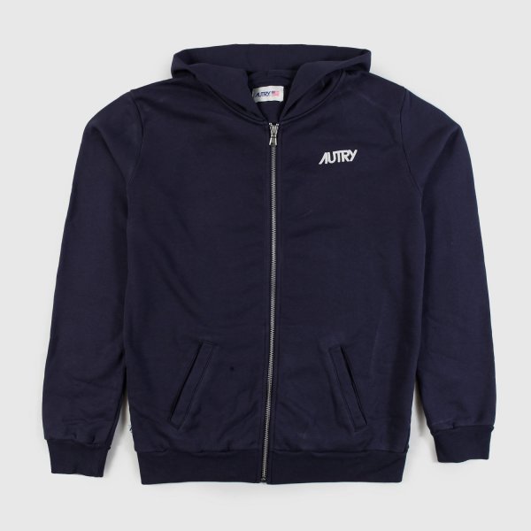 Autry - Blue Integrated Zip Sweatshirt for Boys