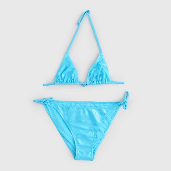 Mc2 Saint Barth - Two-piece swimsuit in bright light blue
