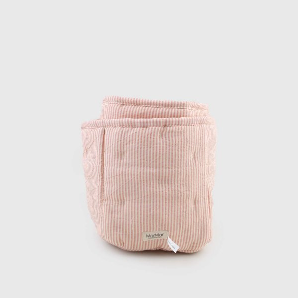 Mar Mar - coppia di cestini righe rosa e beige neonata
