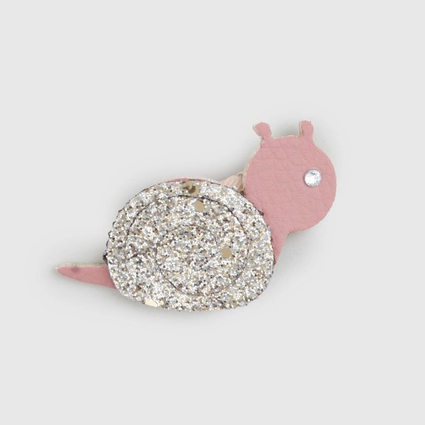 Illytrilly - Pink Snail Clip for Girls